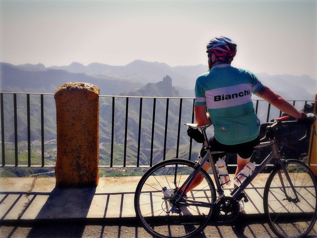 The effort of a climb is worth it for the view - Scot in Gran Canaria