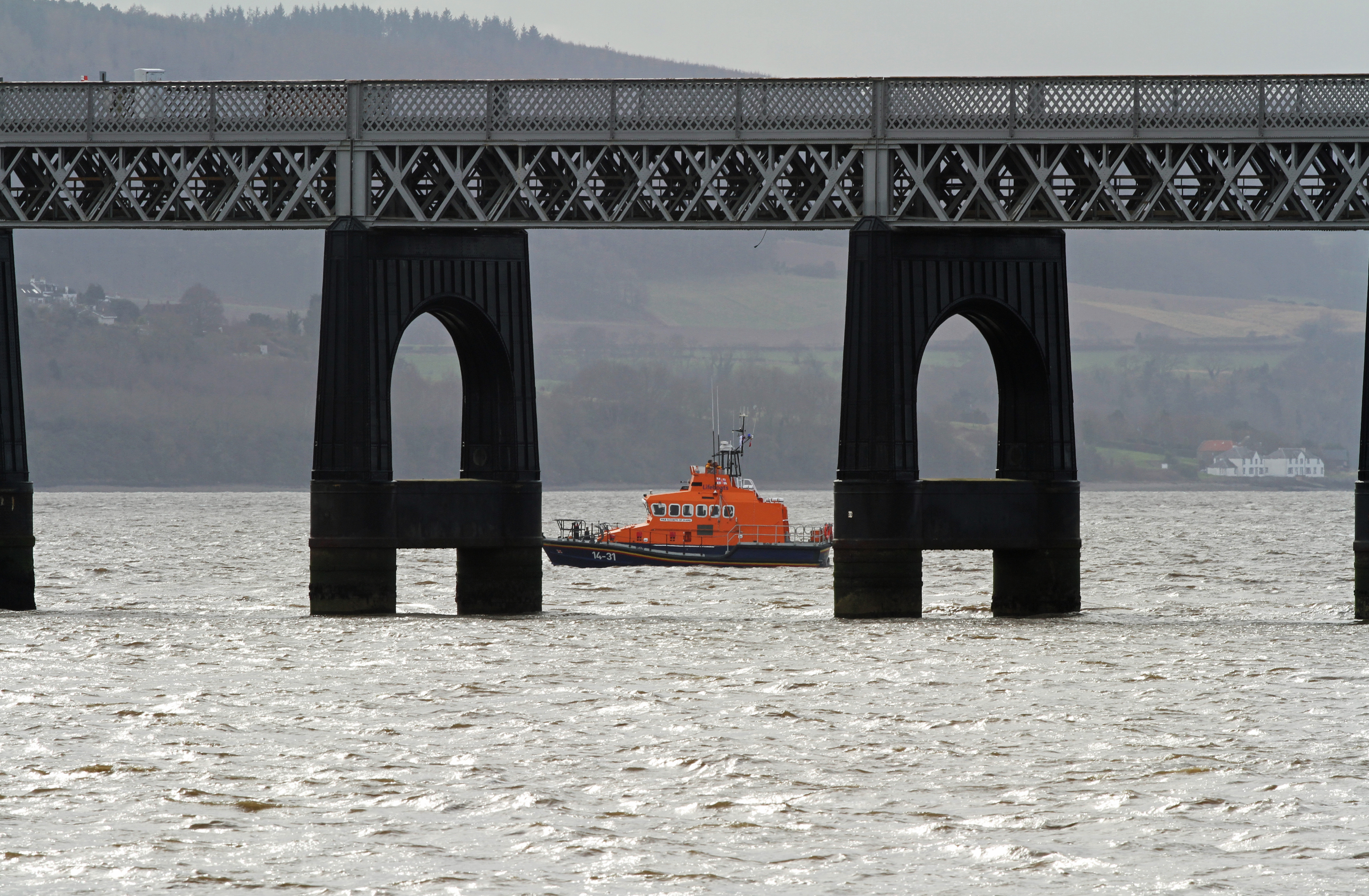 The Broughty lifeboat on a previous search.