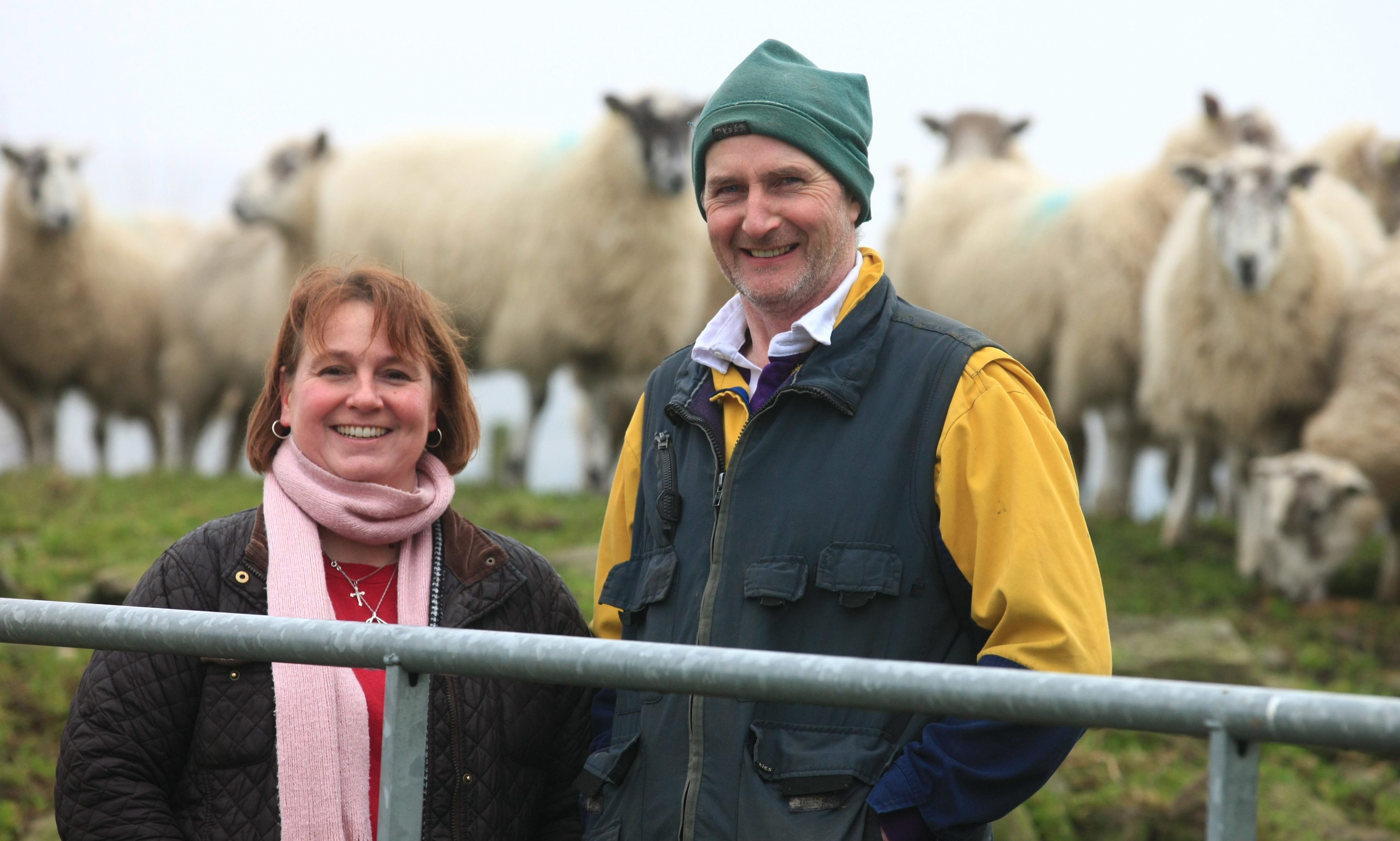 Julie farms at Wester Coul, Glenisla, alongside her partner Andrew Scott.