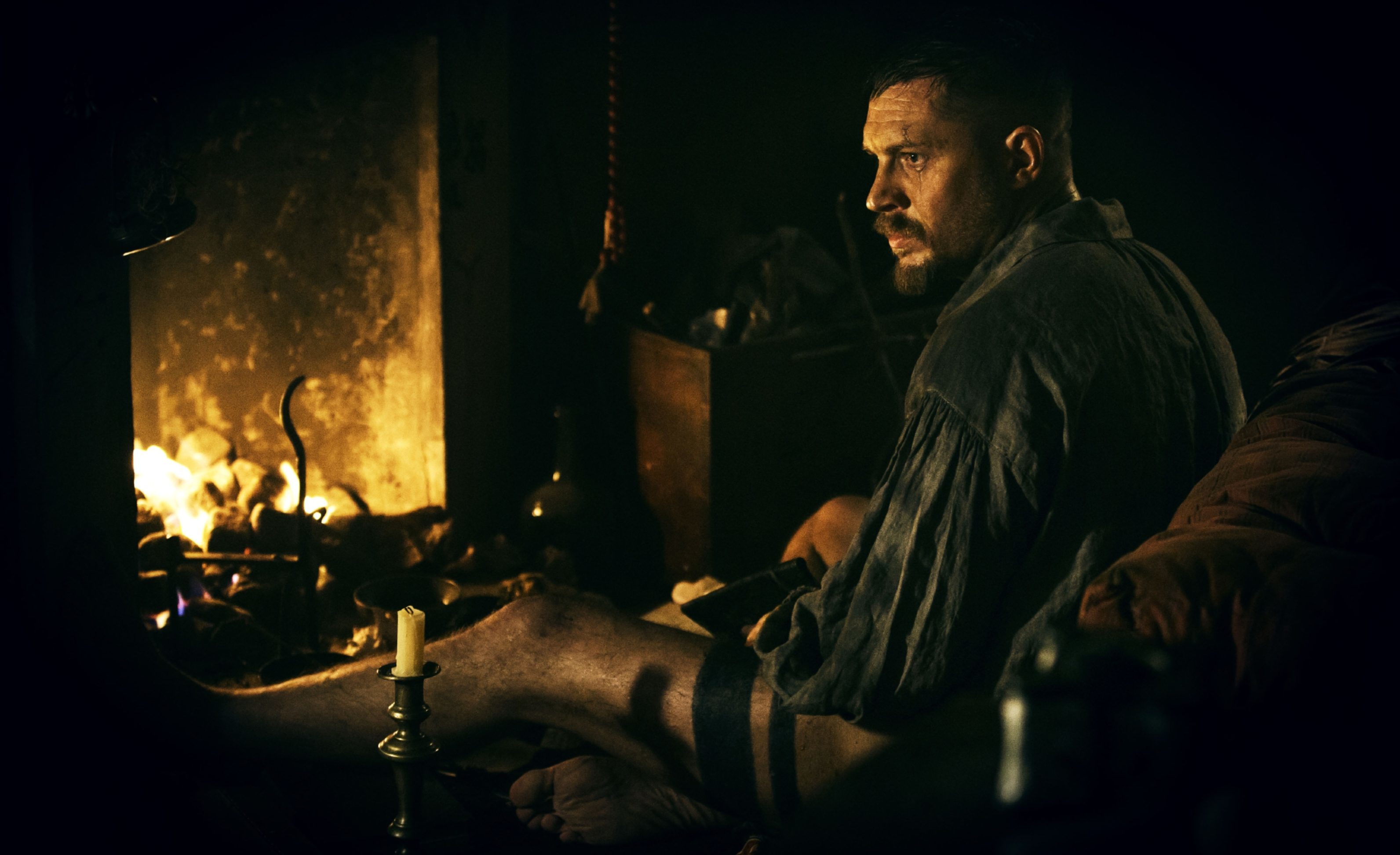 Tom Hardy in Taboo.