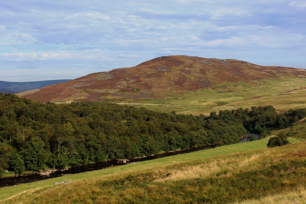 1 - Craig of Dalhastnie rising above the River North Esk - James Carron, Take a Hike