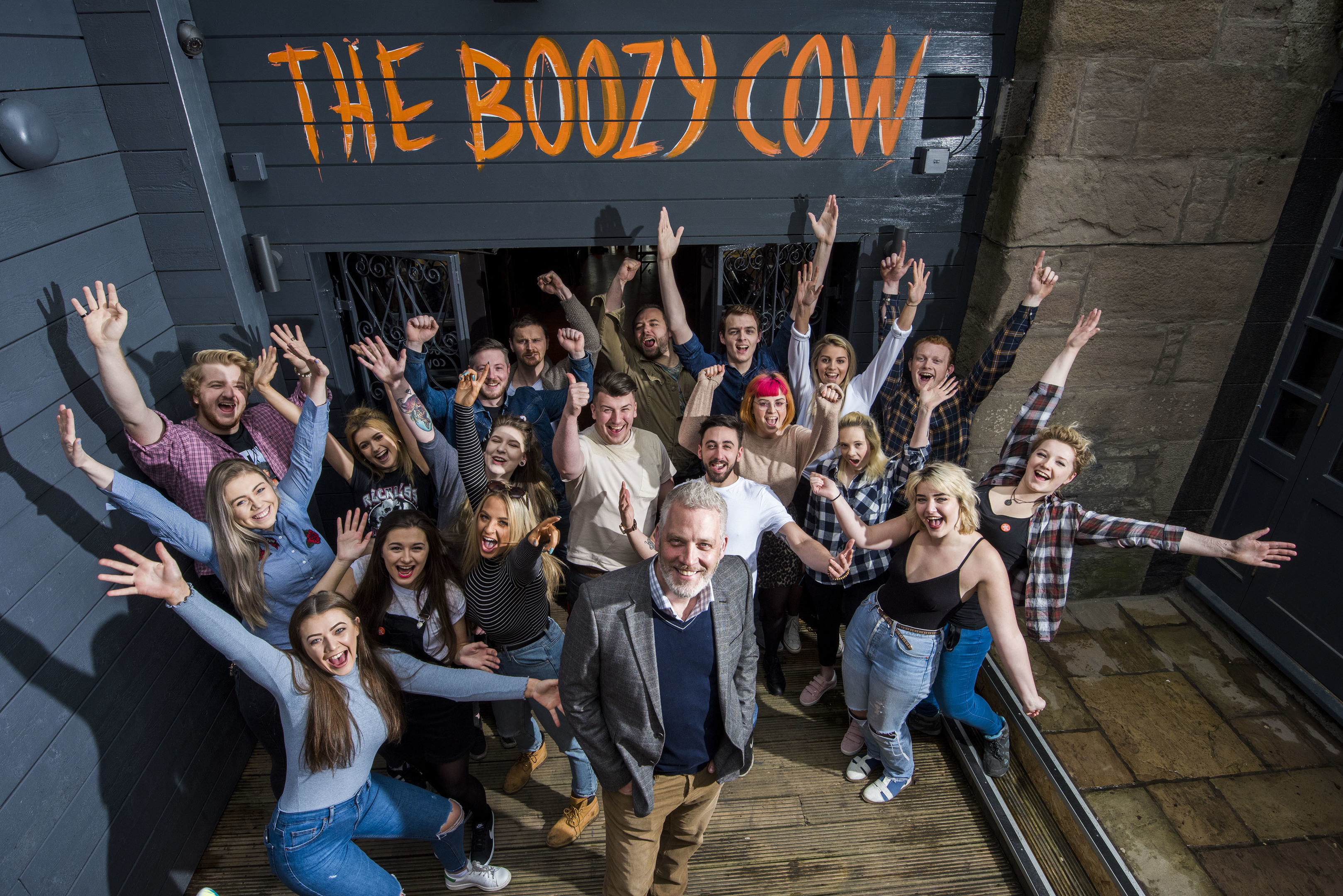 The Boozy Cow staff.
