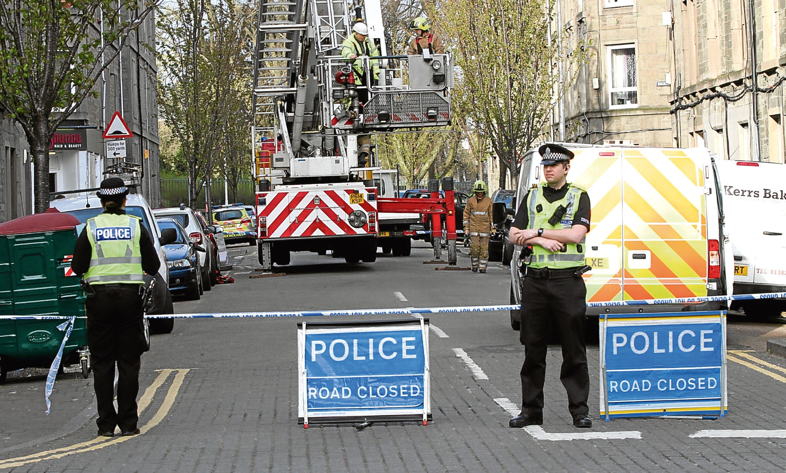 Emergency crews at the scene of April's explosion in Park Avenue.