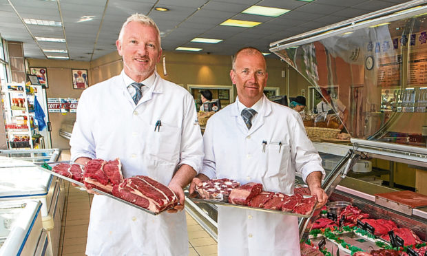 Scott Brothers Butchers co-owners Scott and George Jarron.