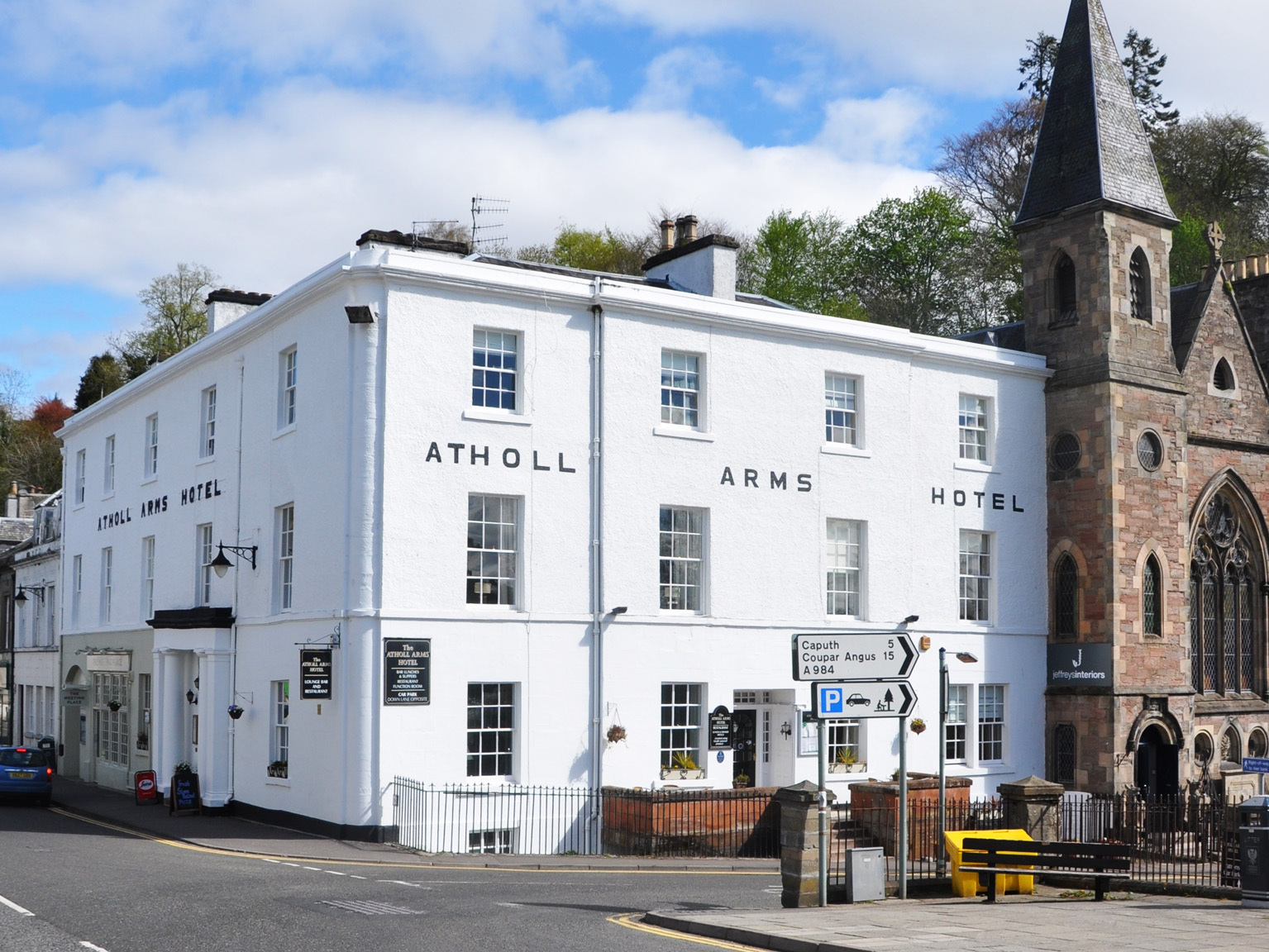 The Atholl Arms Hotel in Dunkeld.