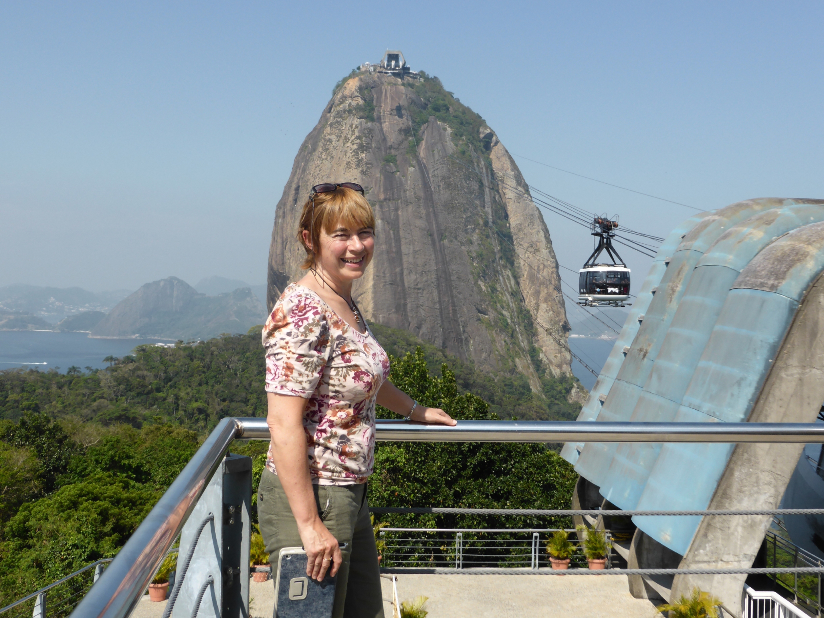 Bridget at Sugar Loaf Rio.