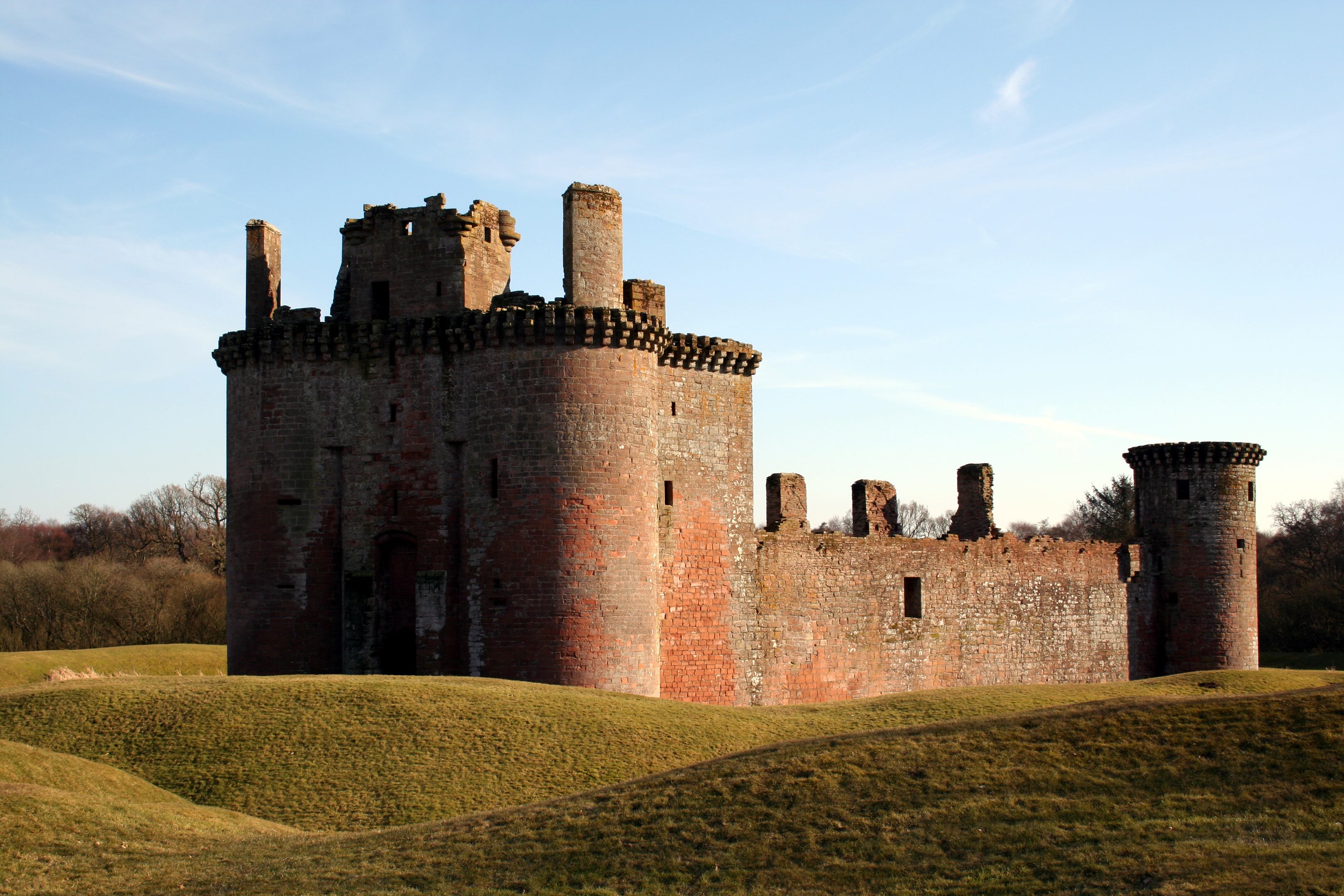 Caerlaverock Castle.