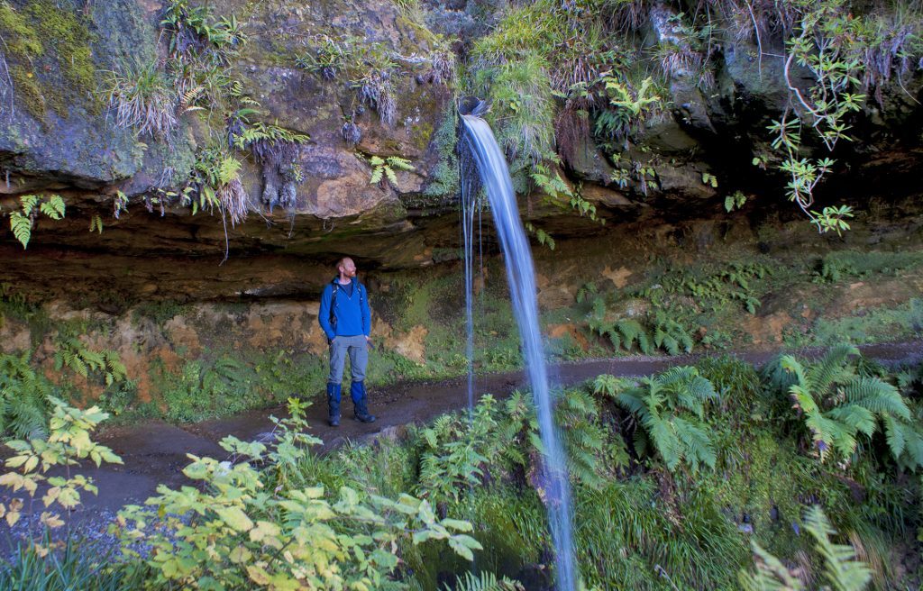 Ben at Maspie Den in the Lomond Hills near his home in Fife