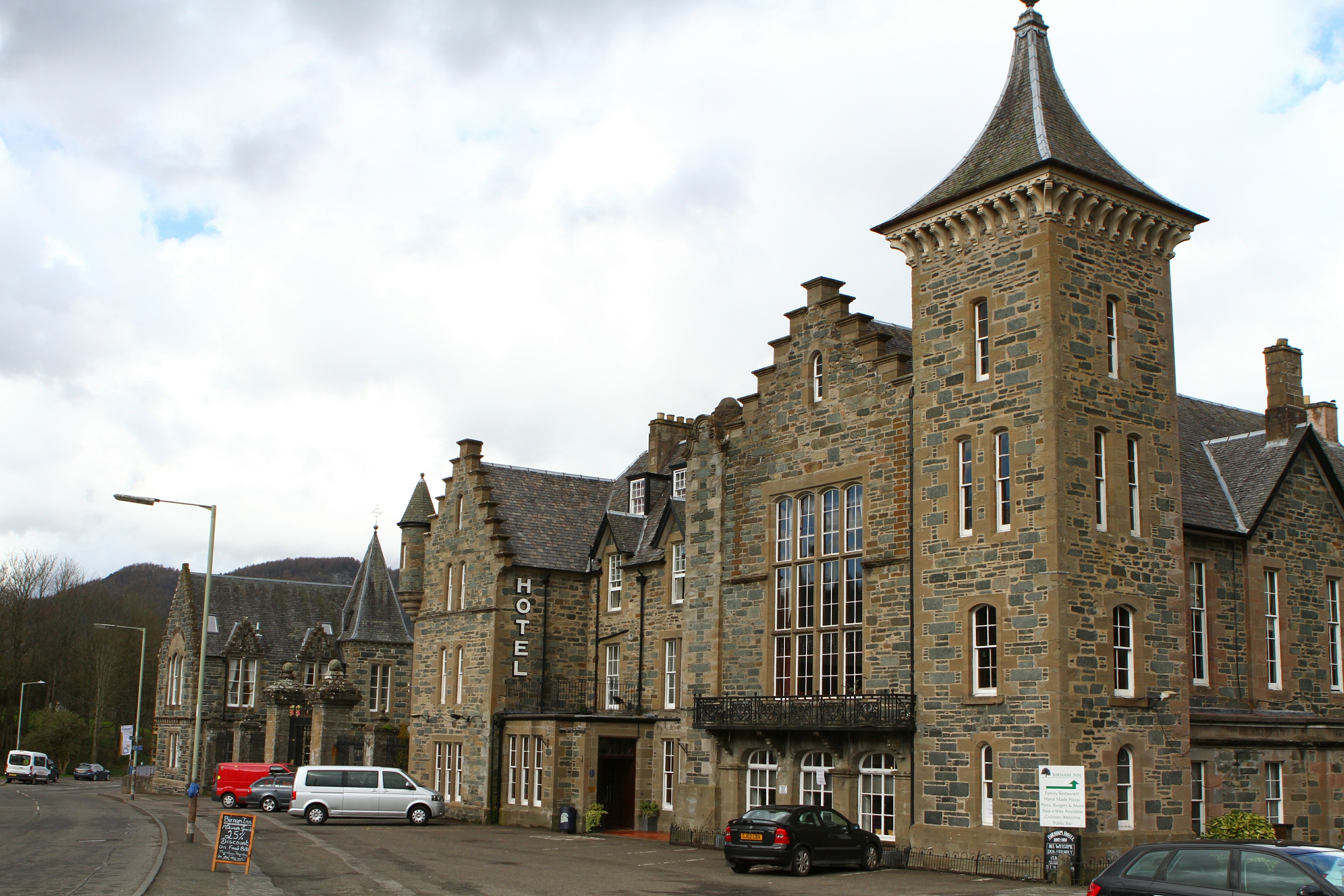 The Birnam Hotel is among the sites chosen.