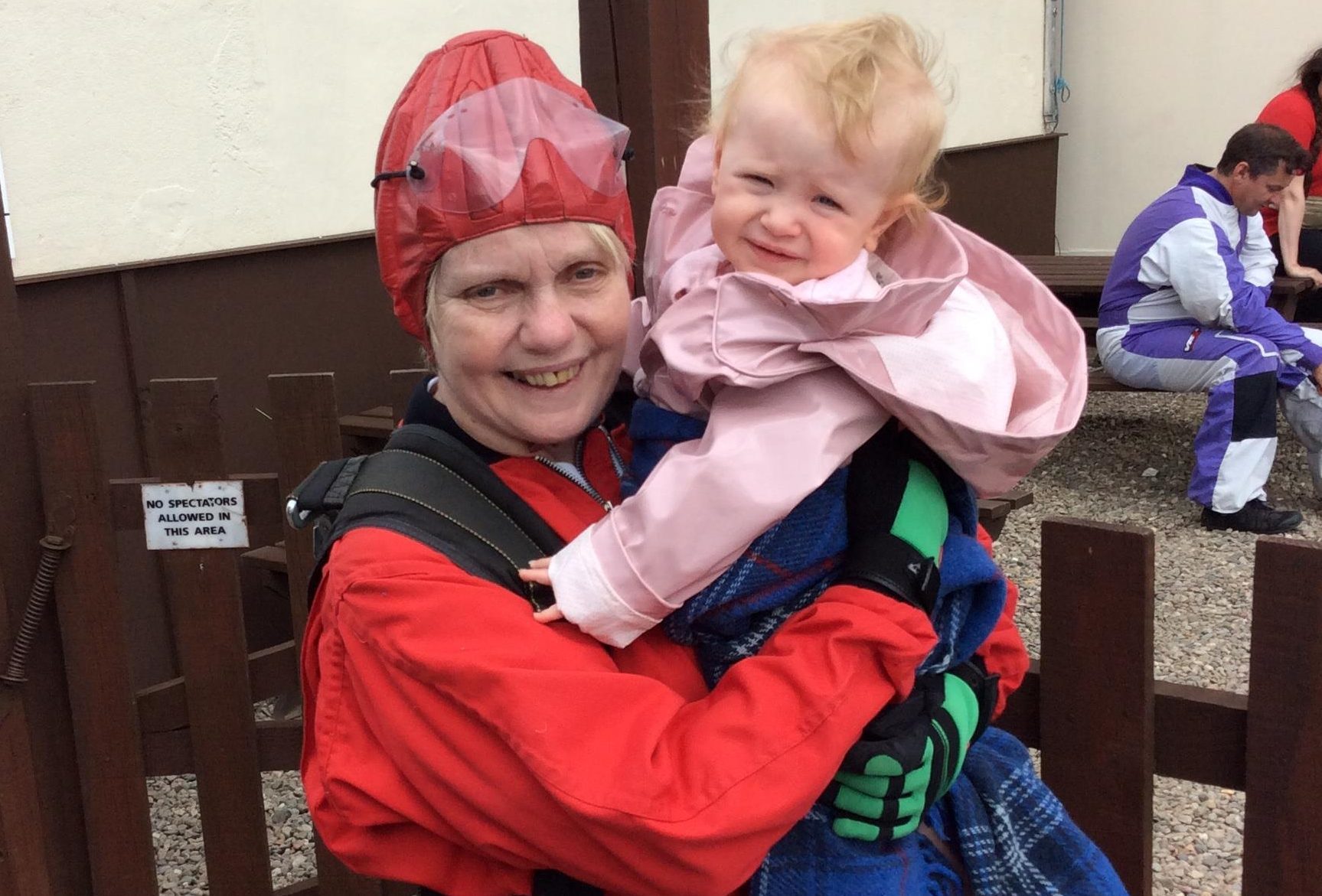 Doreen Brown with grand-daughter Olivia.