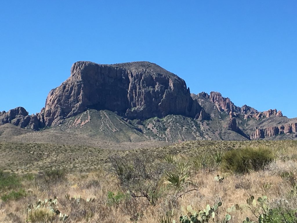 Dramatic scenery in the Big Bend National Park, South West Texas