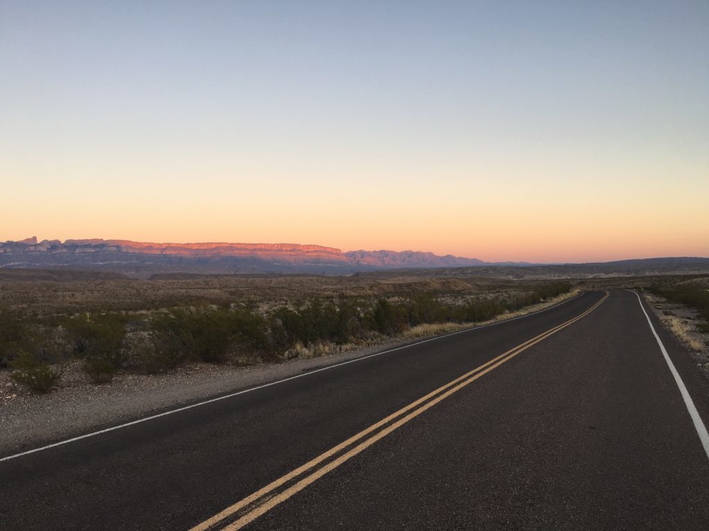 Dramatic sunsets are a draw to the Big Bend National Park