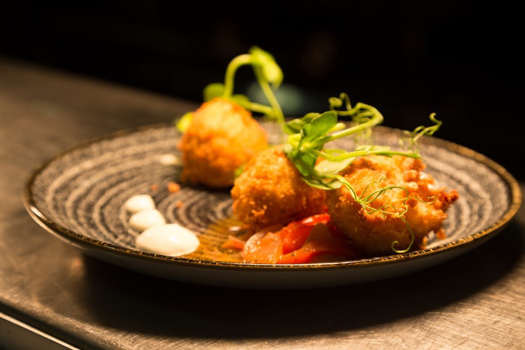 Mushroom & Mozzarella Arancini Balls