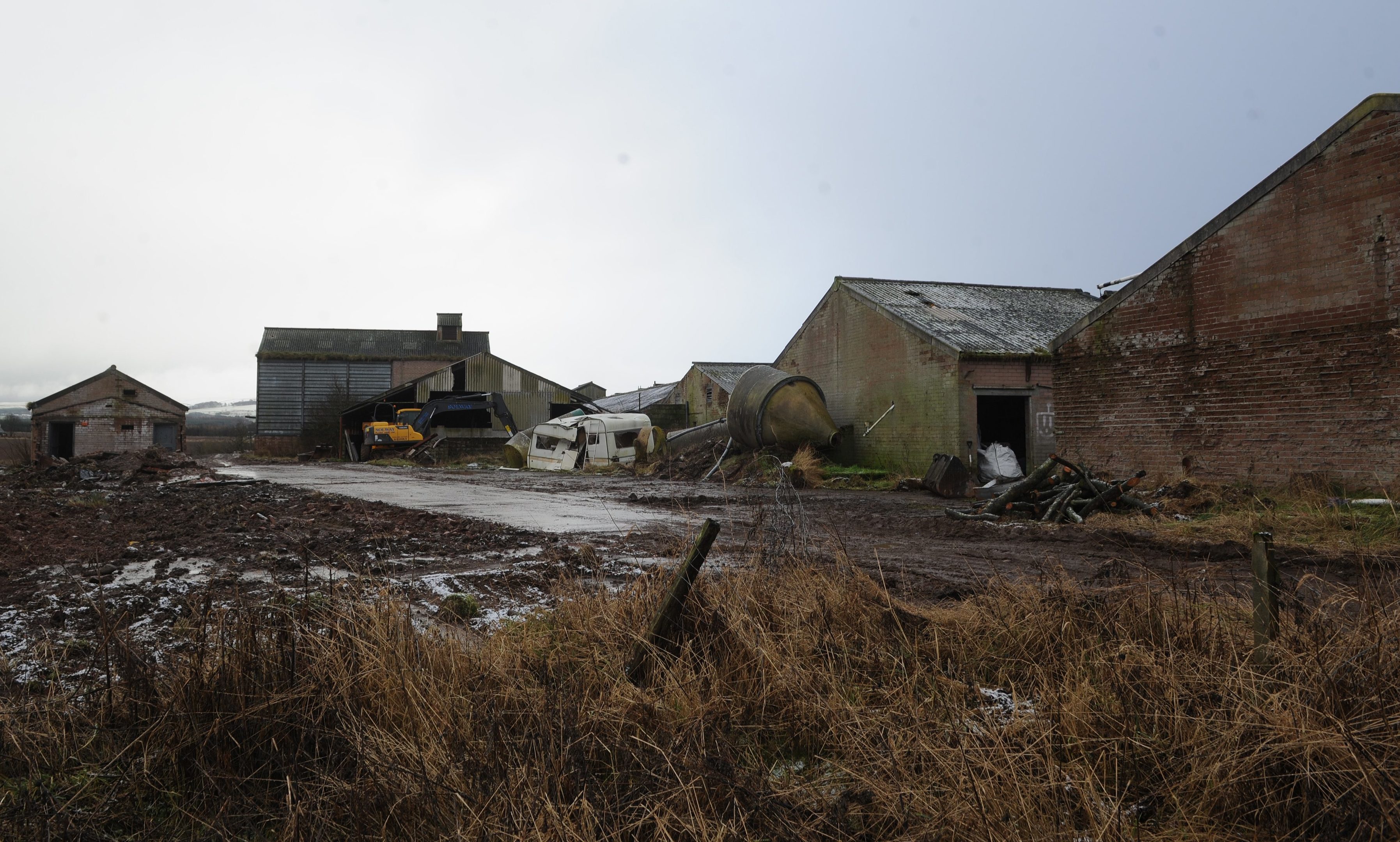 The former piggery at Luthermuir .