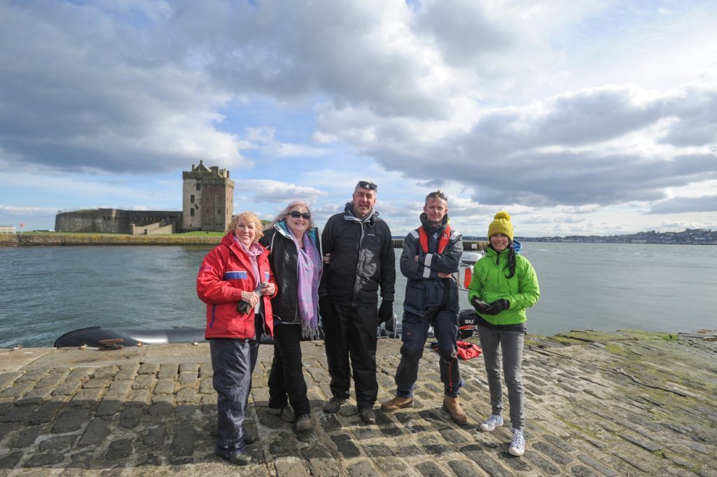 The latest crew of tourists who enjoyed their trip. L-R: Jean Grant, Joanne Grant, Gregor McGillivray, Ian Ashton and Gayle Ritchie.