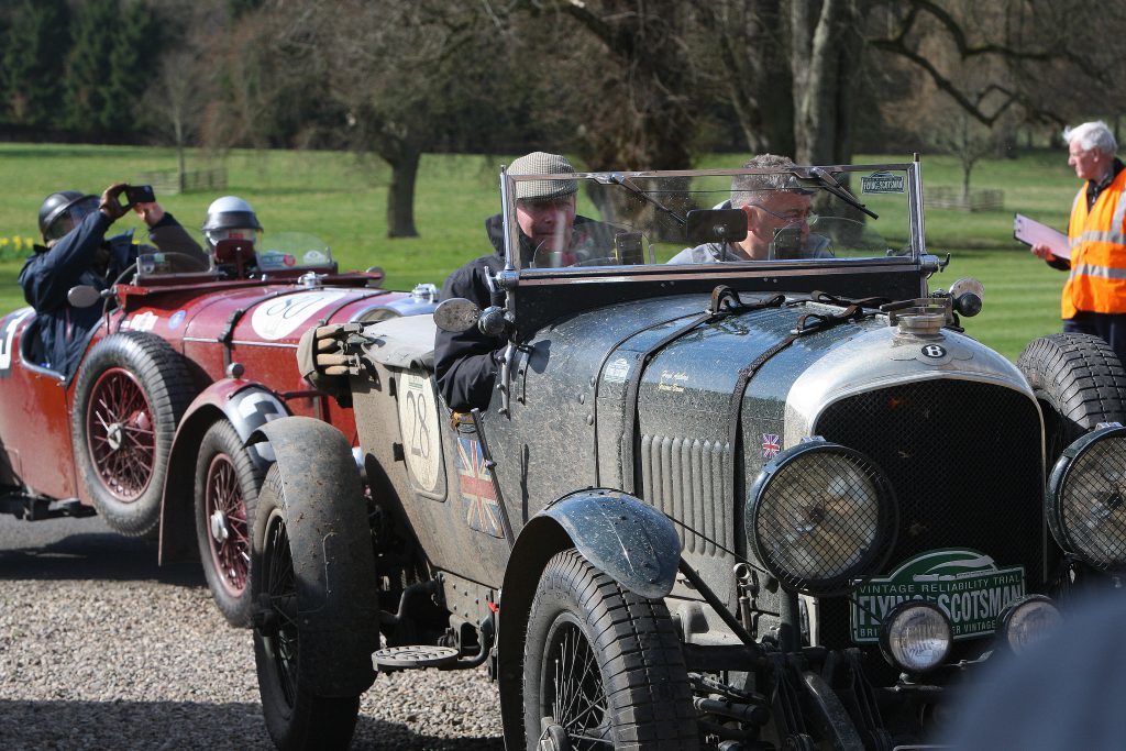 Hundreds of cars dating from the 1930s - and some even older - roamed the Angus countryside.