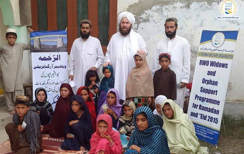 James McLintock at his Pakistani orphanage.