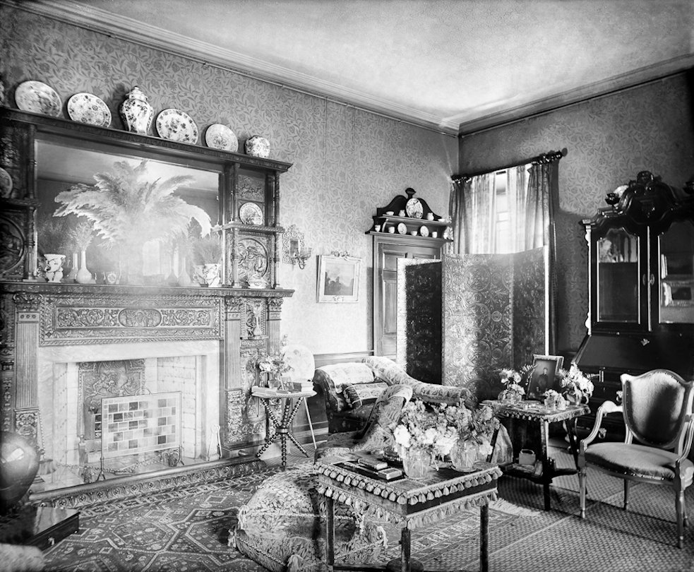 The sumptuous interior of Moncrieffe House.