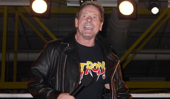 Rowdy Roddy Piper in the ring in Perth in 2012.