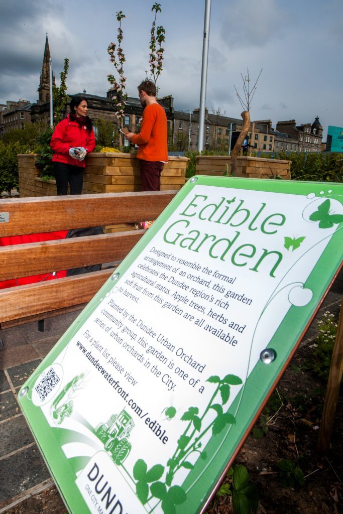 The edible garden and orchard boasts an abundance of produce - and it's free!