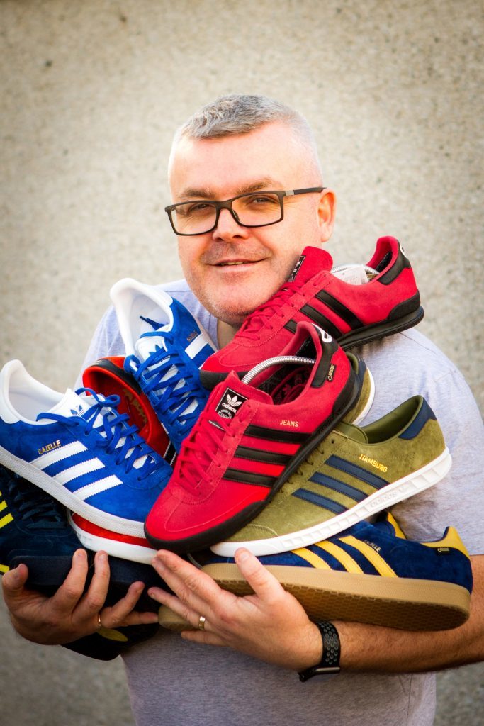 Alan is utterly obsessed with Adidas!