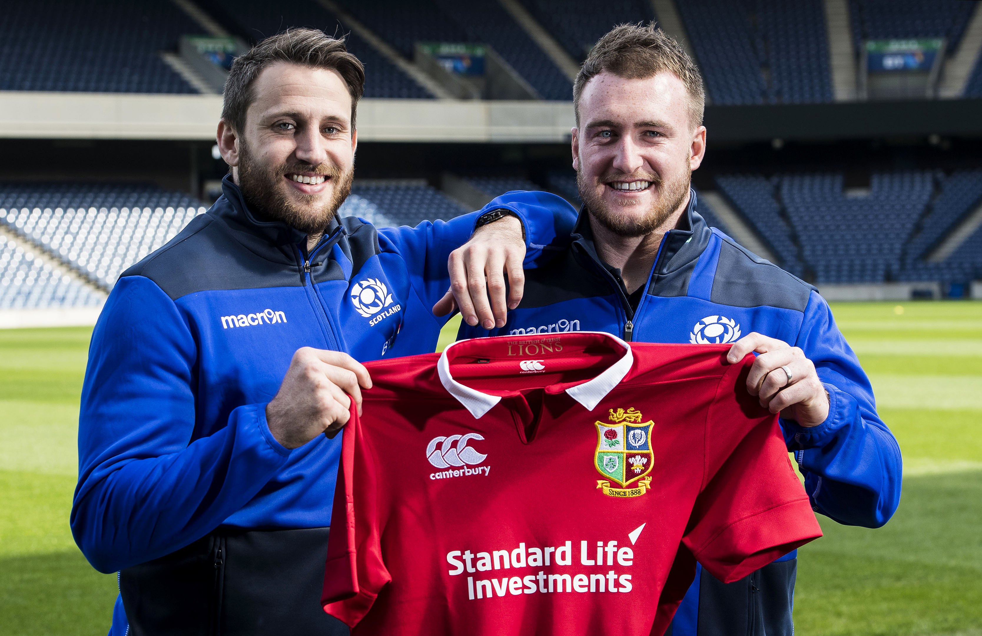 Tommy Seymour and Stuart Hogg won selection for the 2017 Lions Tour to New Zealand.