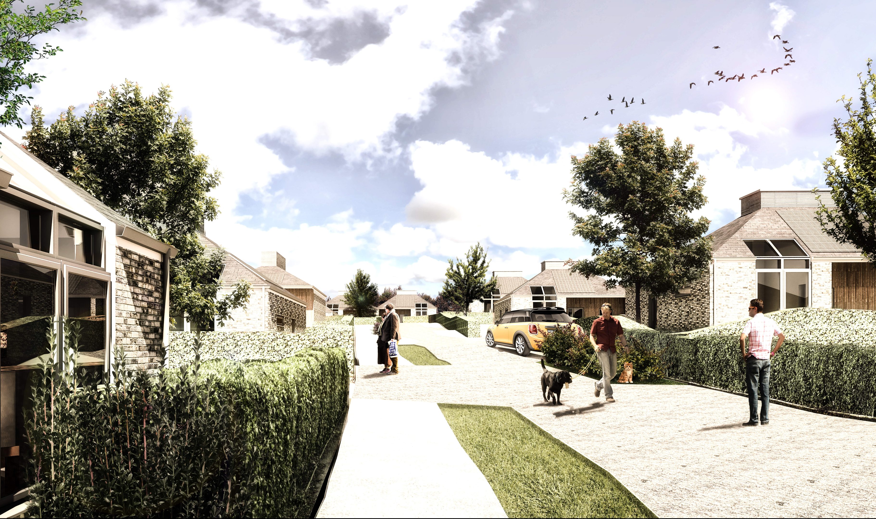 An impression of what the new homes at Gannochy in Perth will look like. Thousands of new homes are being created across Perth and Kinross. Homes for Scotland believes they are vital to the area's future prosperity.