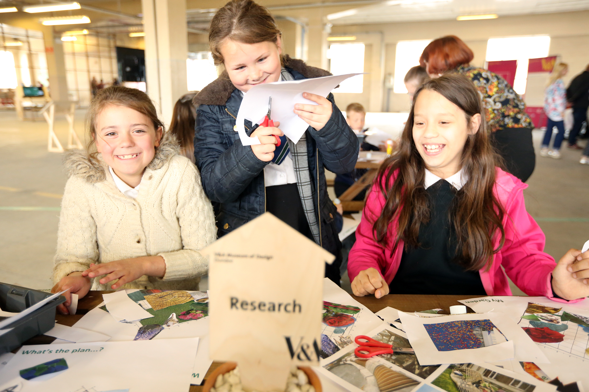 Young visitors to the 2016 Dundee Design Festival