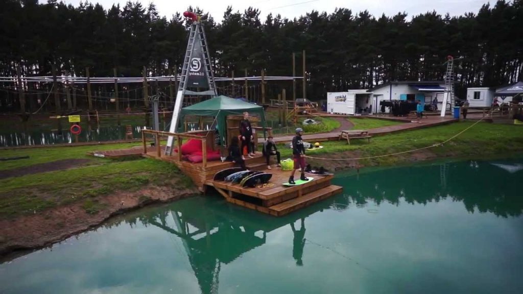 One of Foxlake's existing wakeboarding centres.