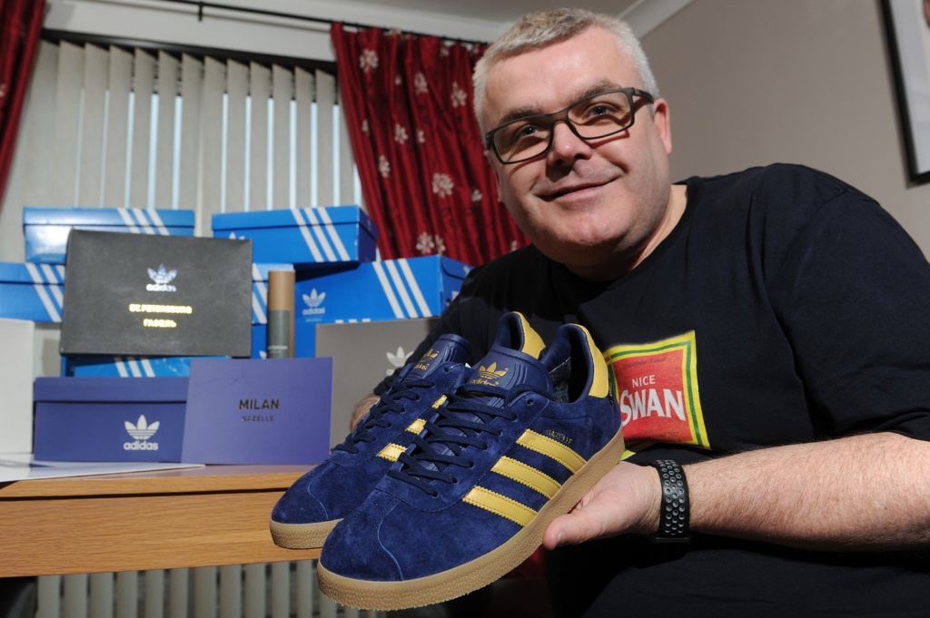 Alan with a pair of Milans.