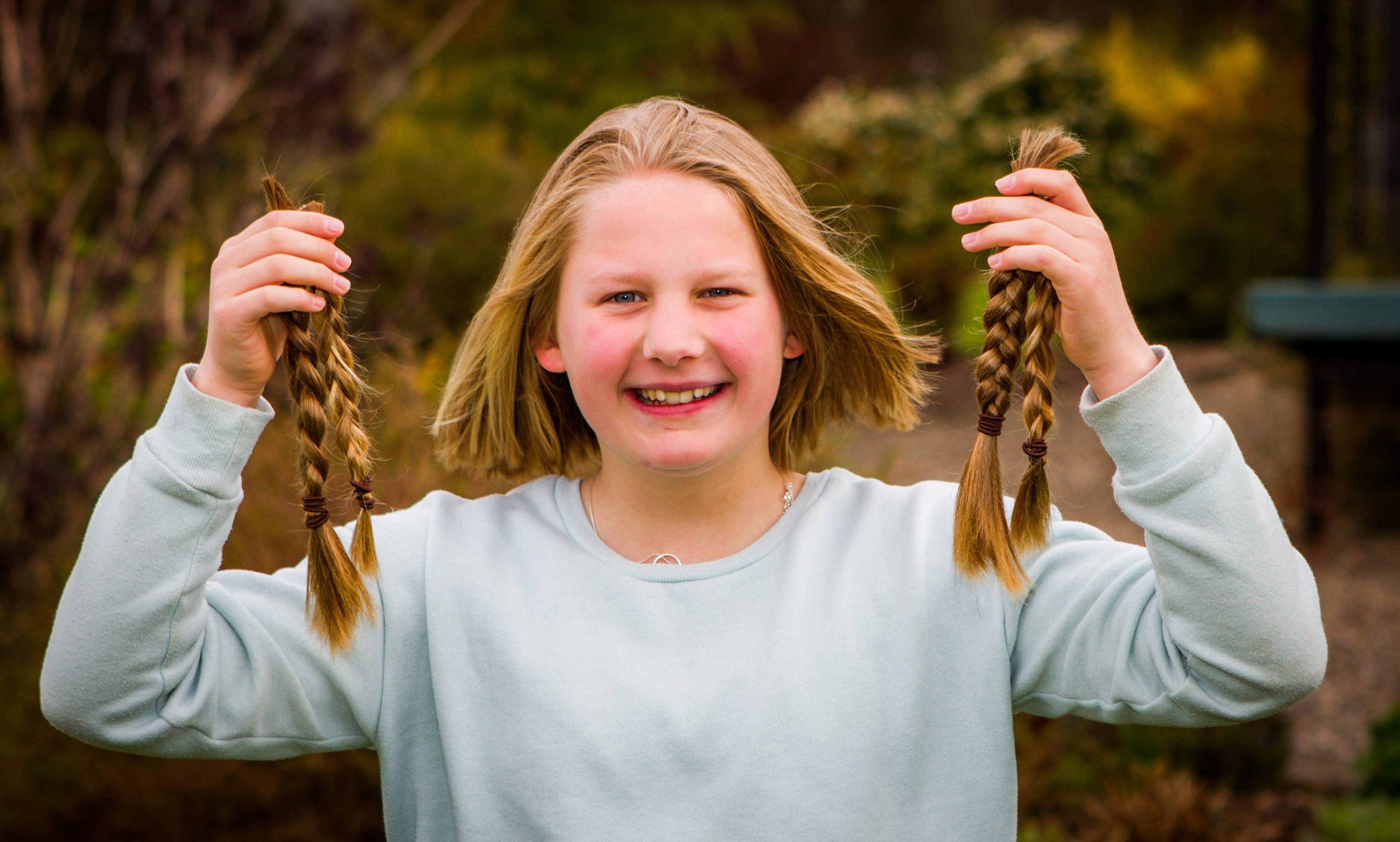 Grace Cameron, 12, has had her hair chopped for Little Princess charity.