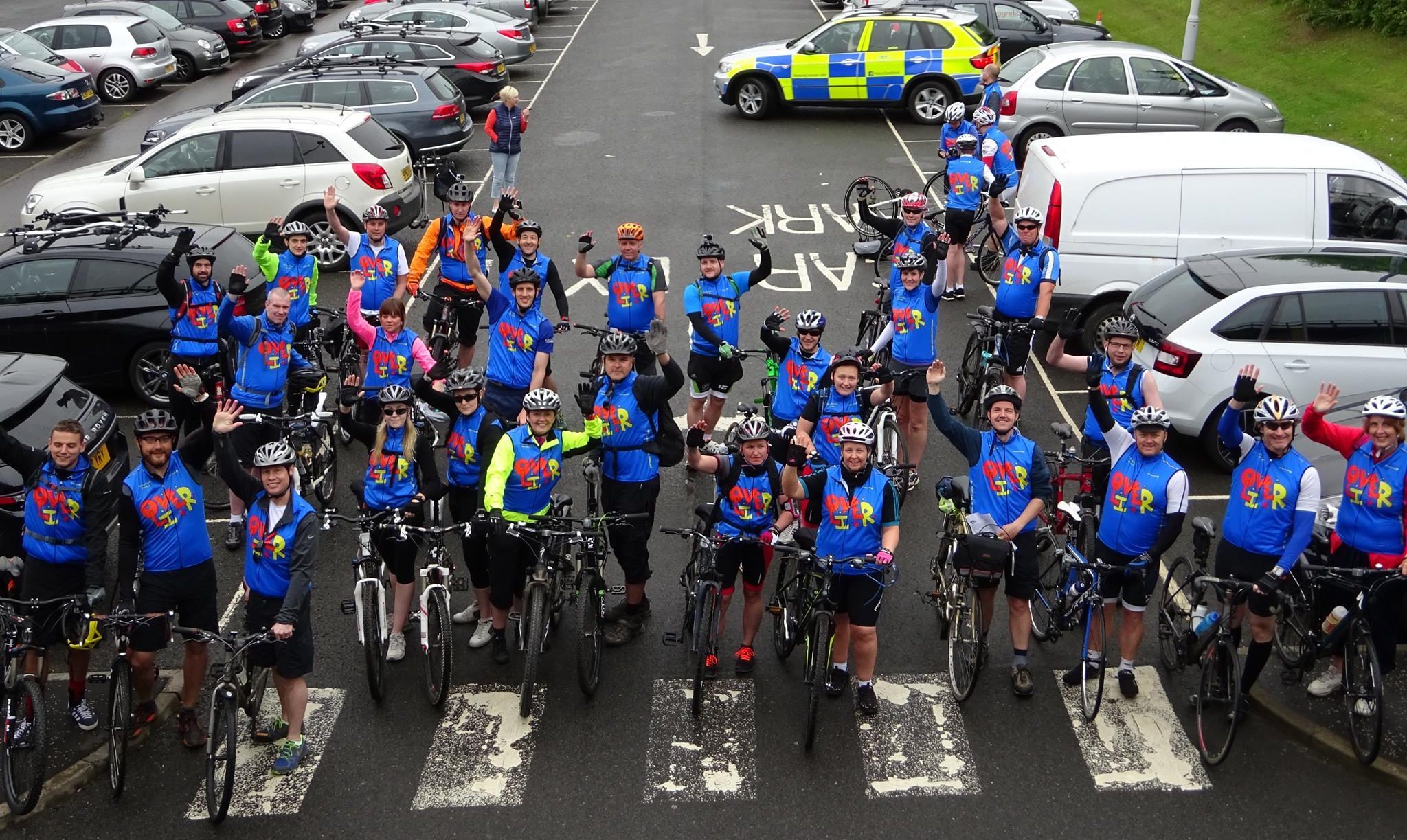 Cyclists who took up the LoveOliver challenge last year