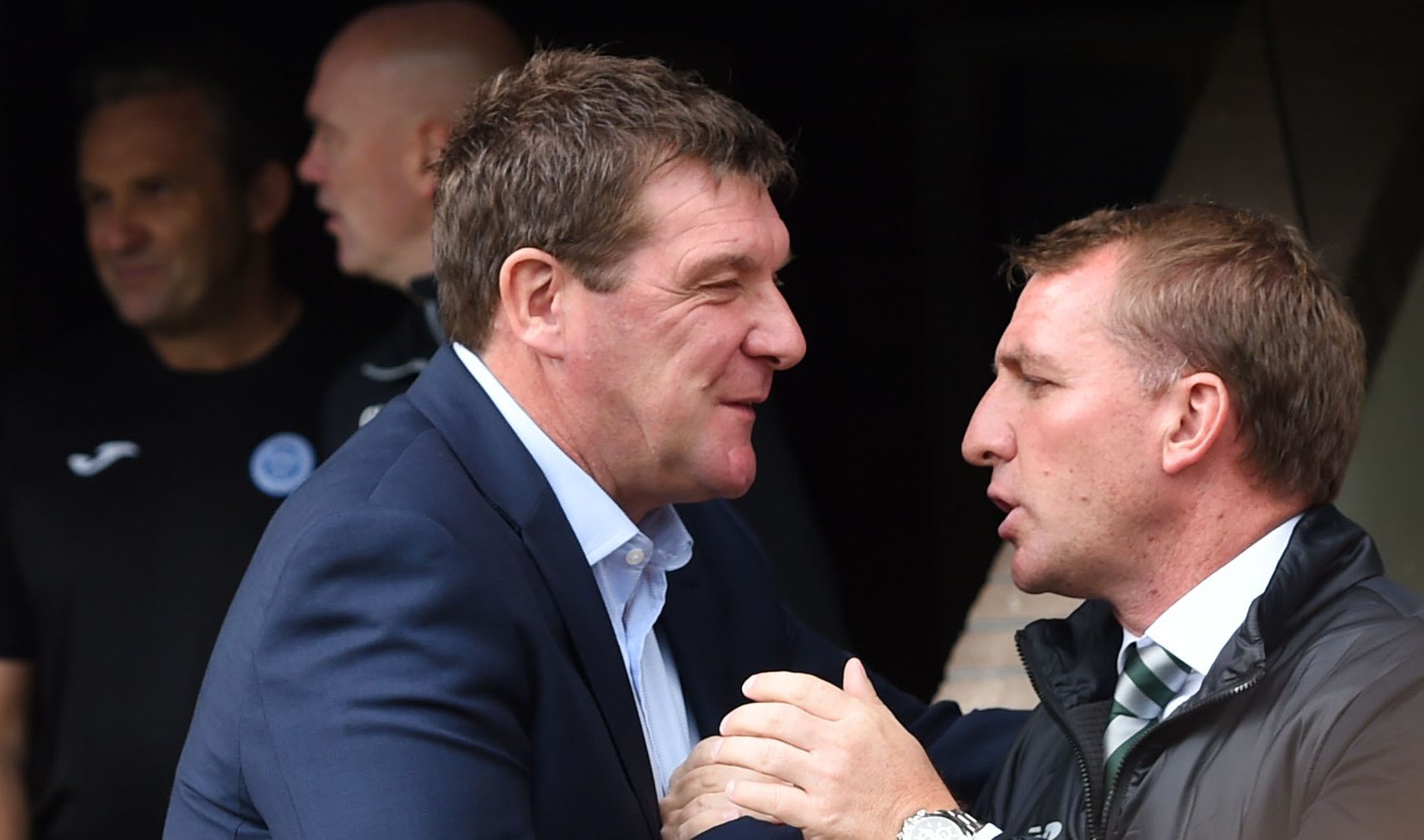 Tommy Wright and Brendan Rodgers.