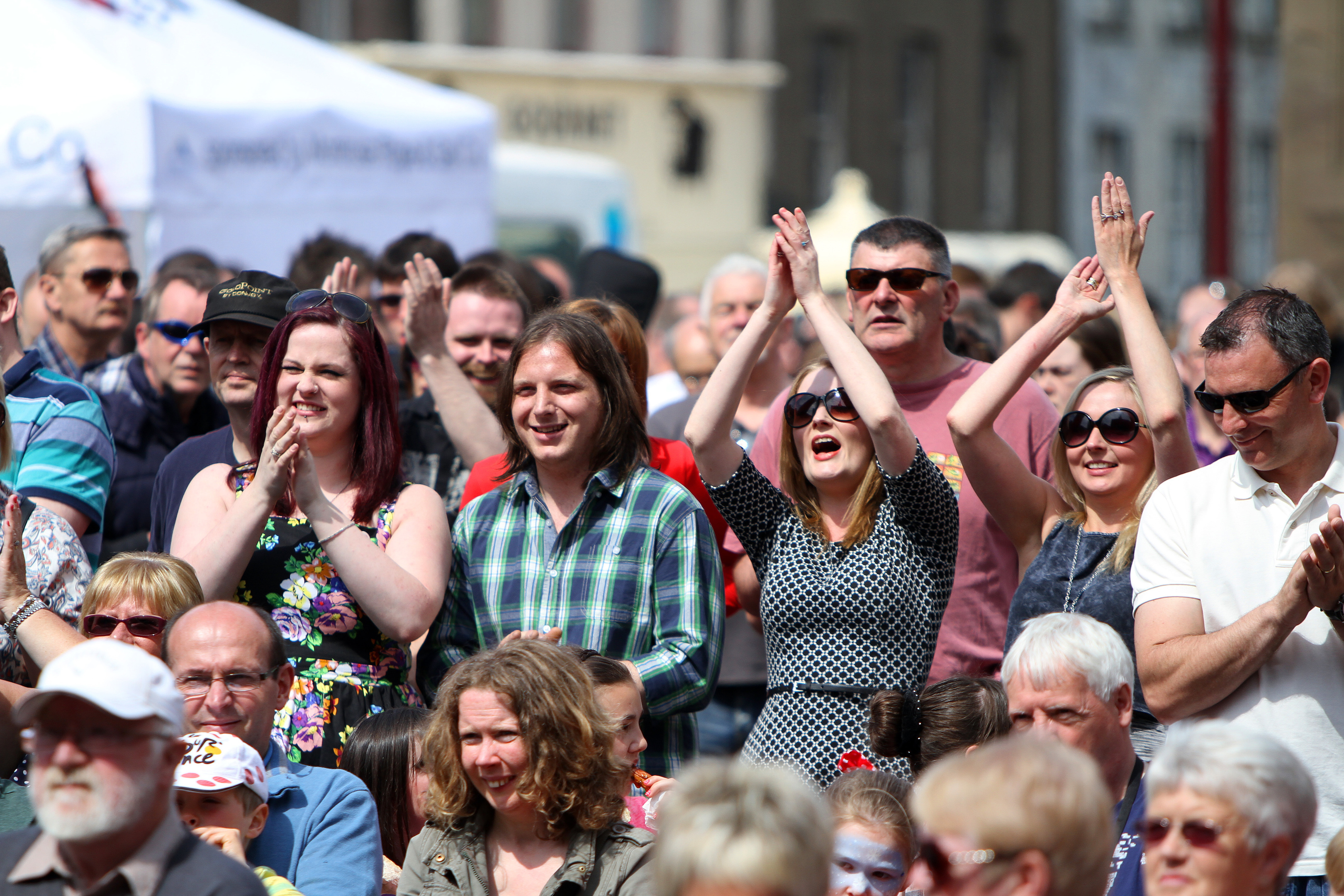 MoFest crowds enjoy a previous event .