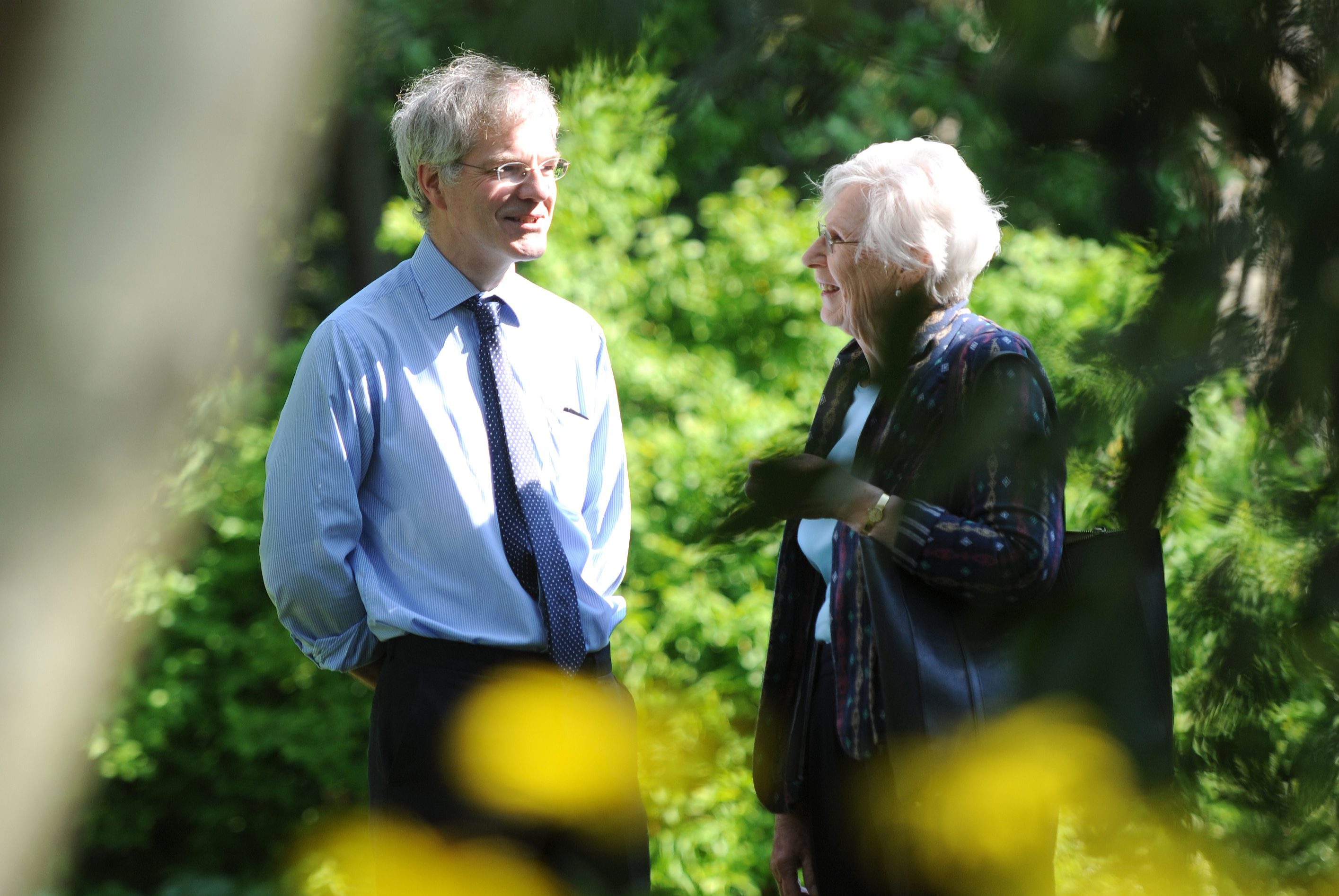 Friends of the garden Mark McGilchrist and Tricia Paton search for inspiration