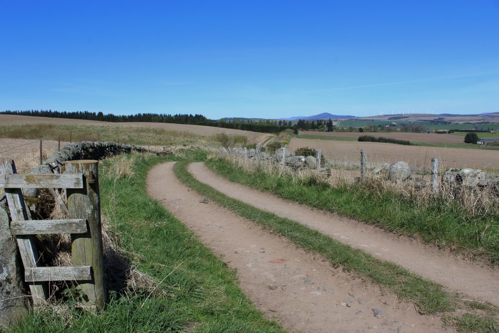 3 - Old military road crossing farmland north of Blairgowrie - James Carron, Take a Hike