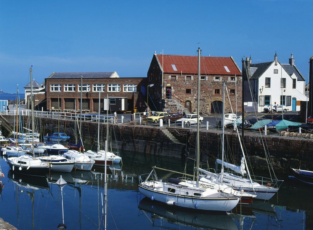 The picturesque harbour of North Berwick.