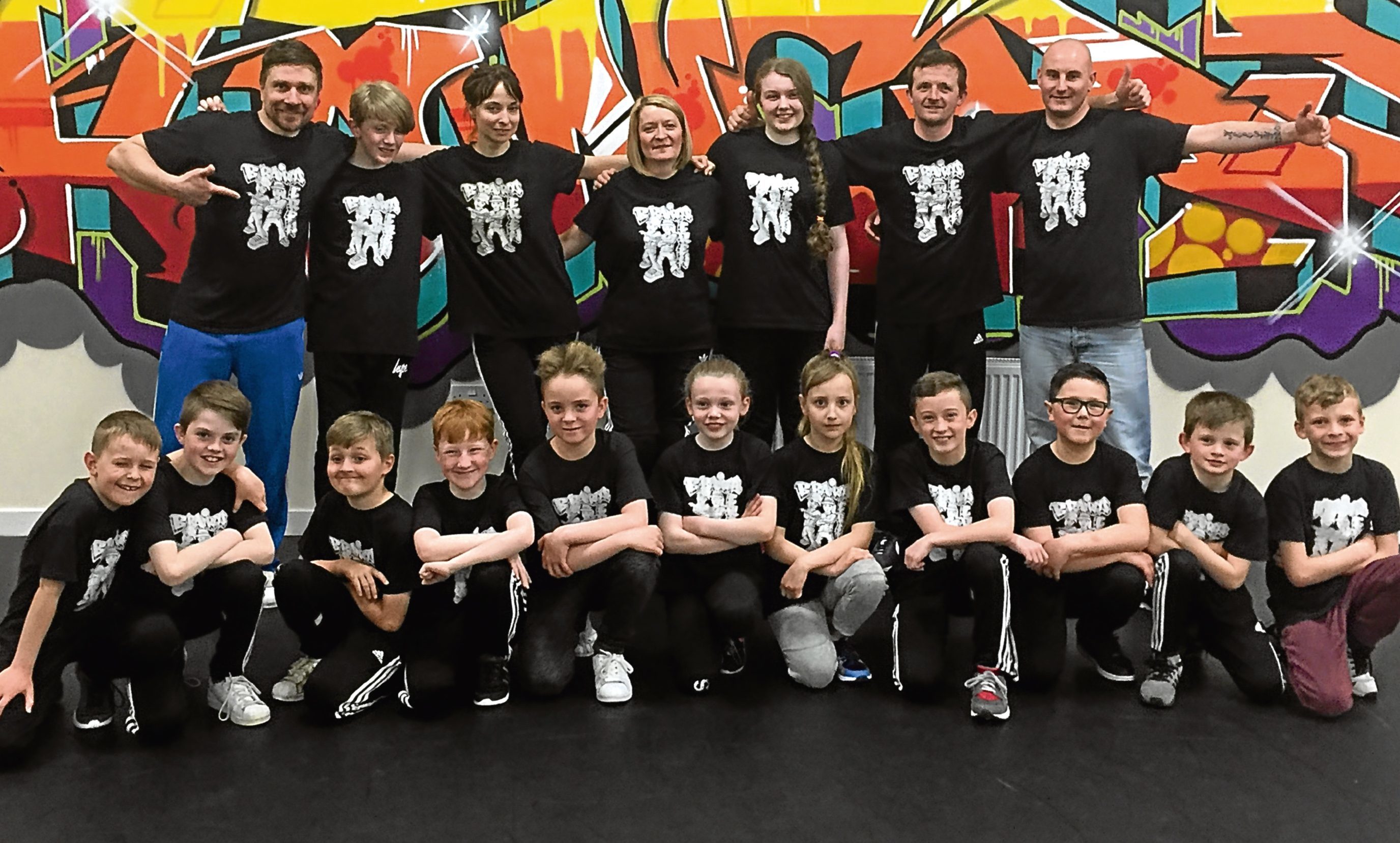 The B-Bairns Crew, who will compete at the Breakin' Convention in Edinburgh on Saturday May 6.
