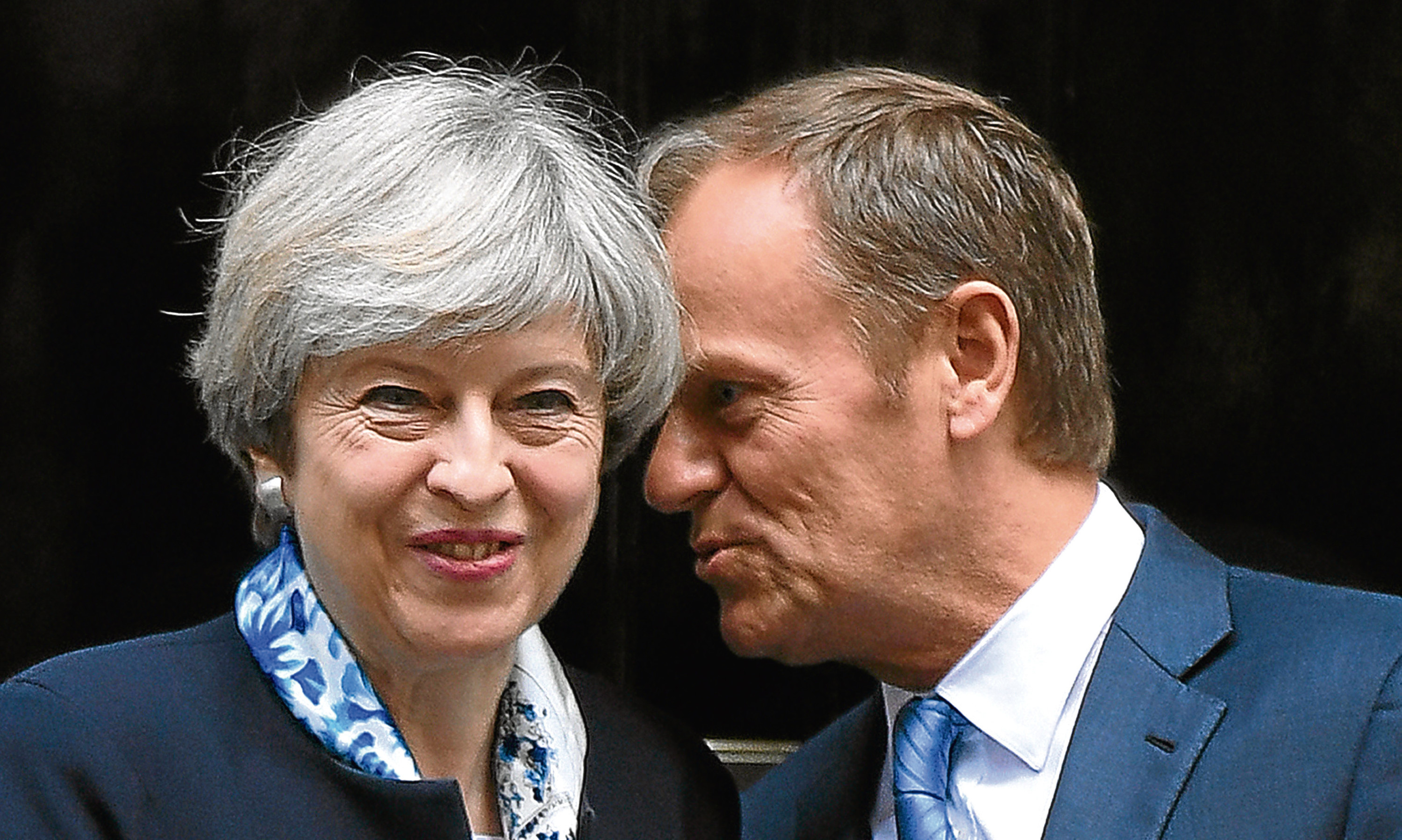 It's sweetness and light now between Theresa May and European Council president Donald Tusk but how long will that stay the case through the Brexit talks?