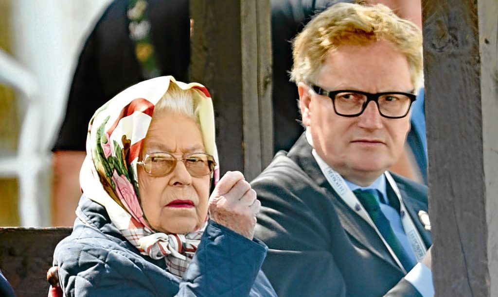 The Queen minus Prince Philip at the Royal Windsor Horse Show. Alex says we will have to get used to a very different Britain after she dies.