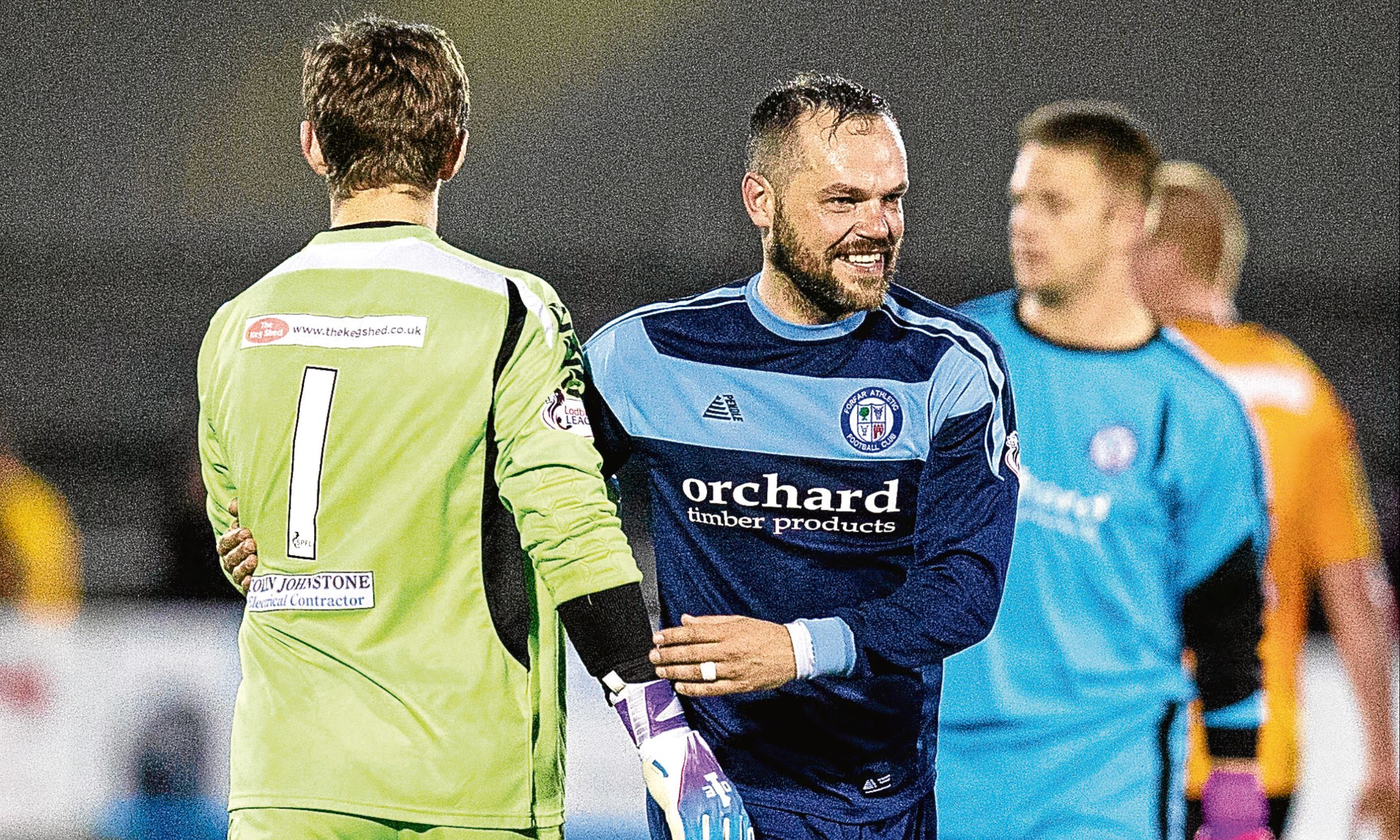 Forfar's Martyn Fotheringham at full-time.
