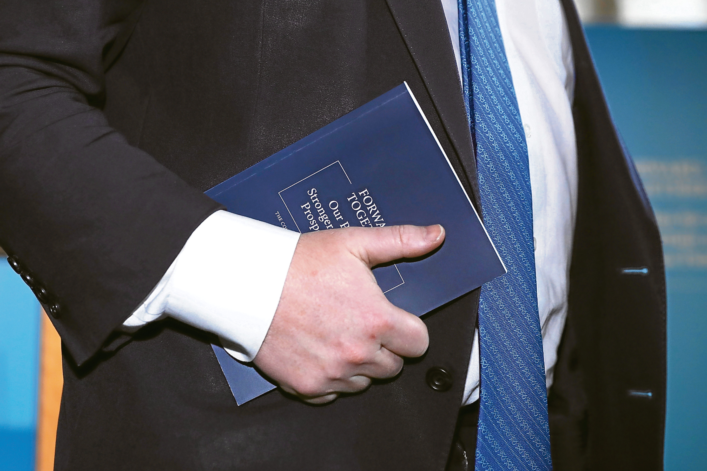 Foreign Secretary Boris Johnson attends the launch of the Conservative Party manifesto in Halifax on May 18.