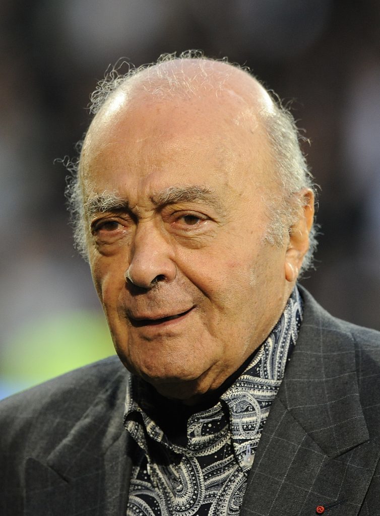 Mohamed Al Fayed, who has a 65,000-acre estate at Balnagown.