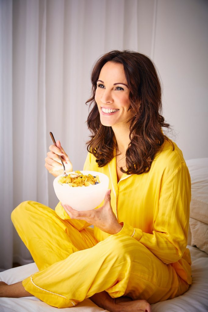 Andrea McLean eats from the world's first light therapy bowl.jpg