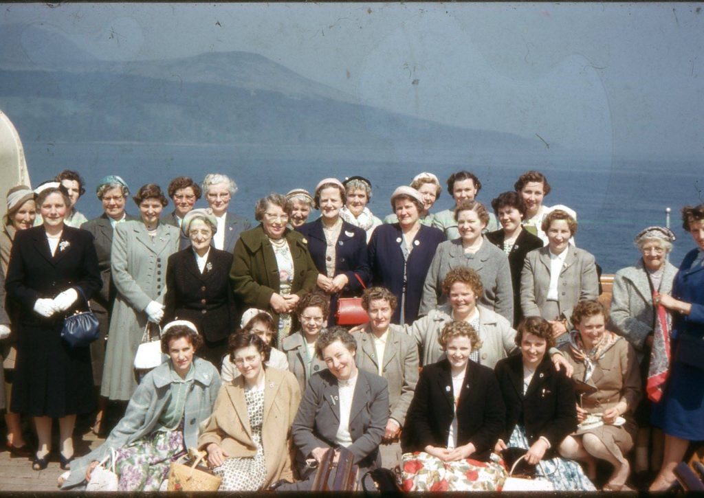 AN SWRI outing to Arran in the 1950s.