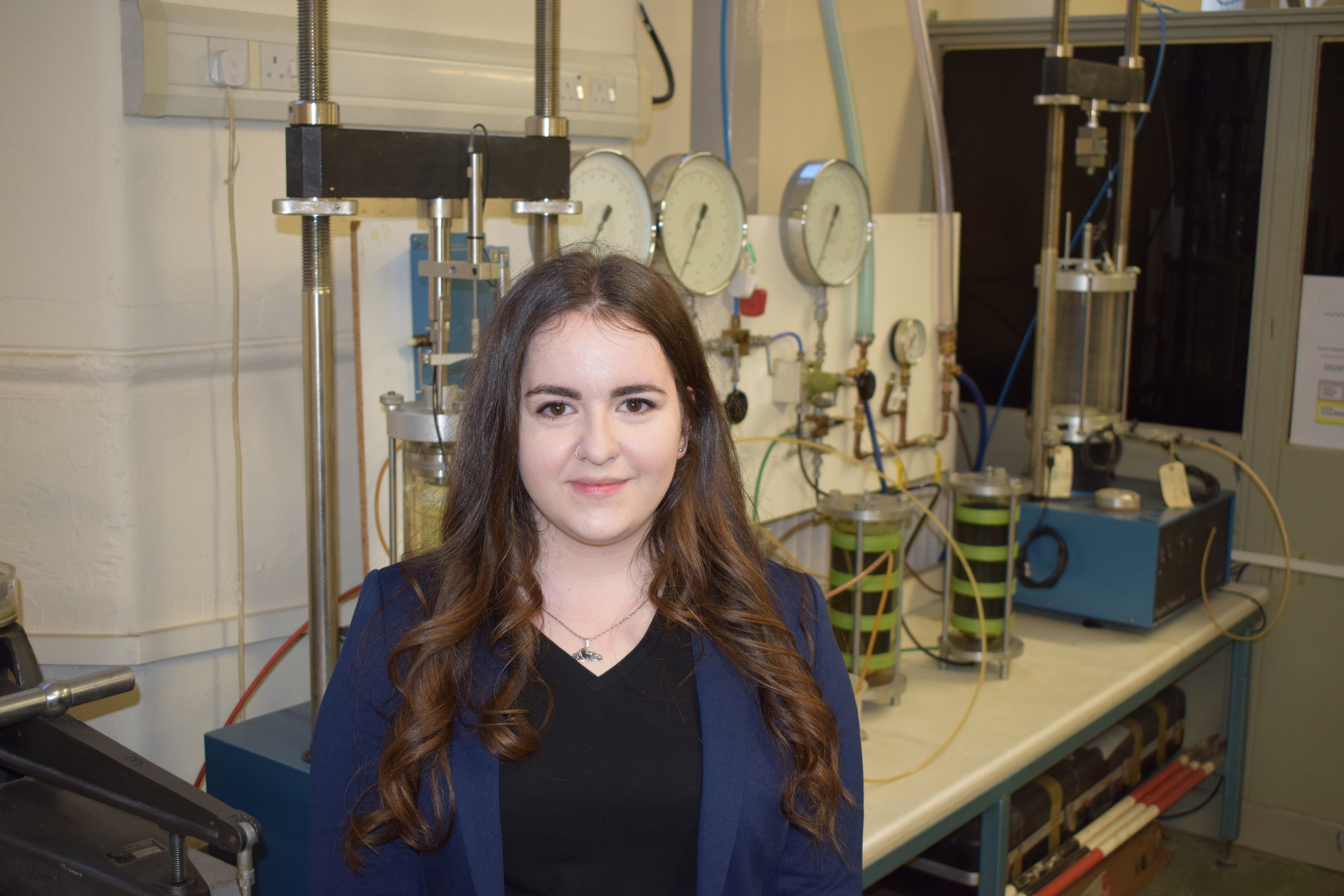 Civil Engineering student Aleksandra Tomczyk, who helped organise Abertay's Unsung Heroes of STEM event.