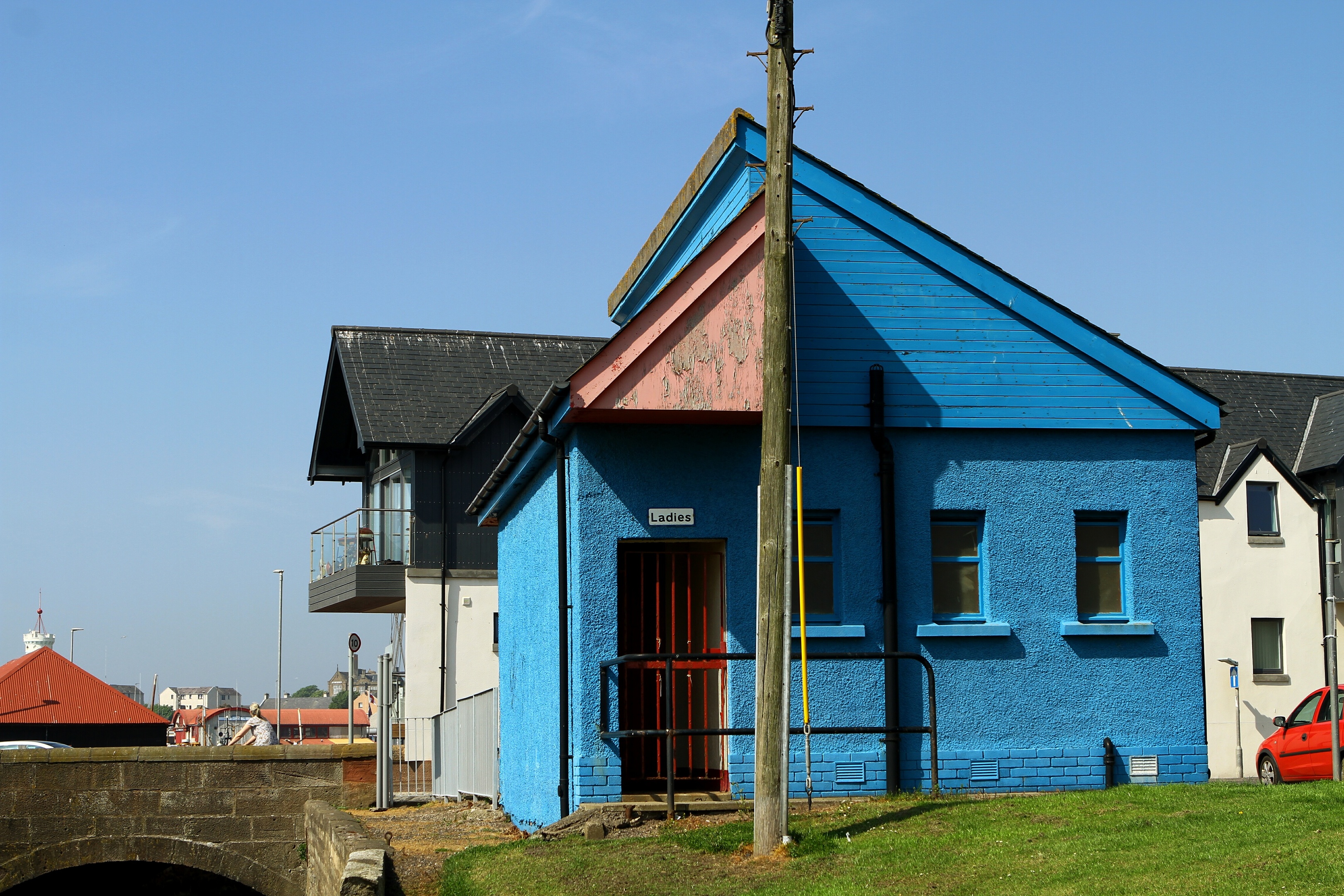 The former public toilet at Old Shore Head in Arbroath.