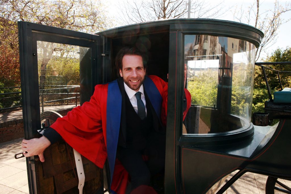 Mark Beaumont installed as Rector at the University of Dundee in 2016