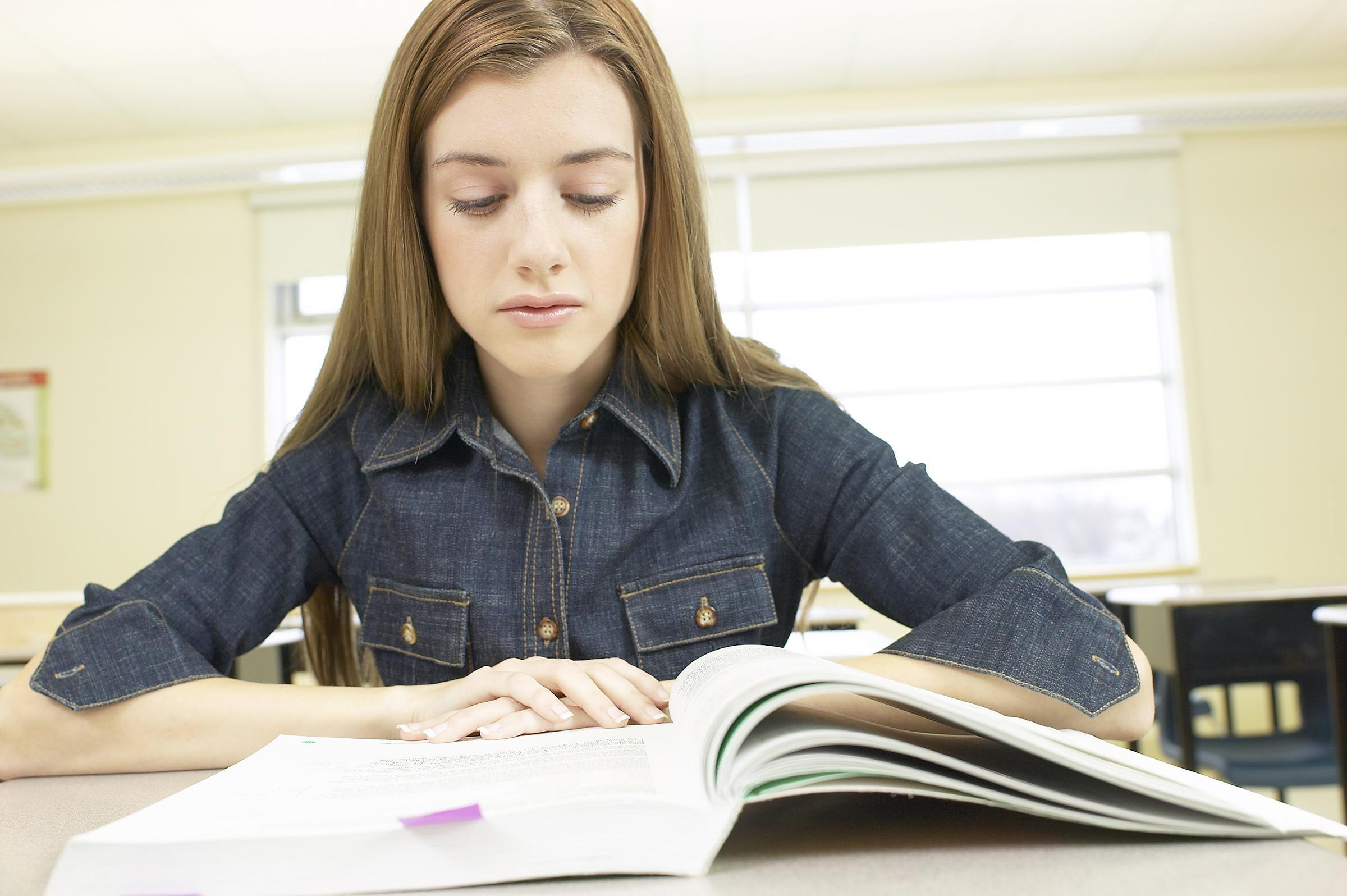 University can be a stressful experience for students. (photo posed by model)