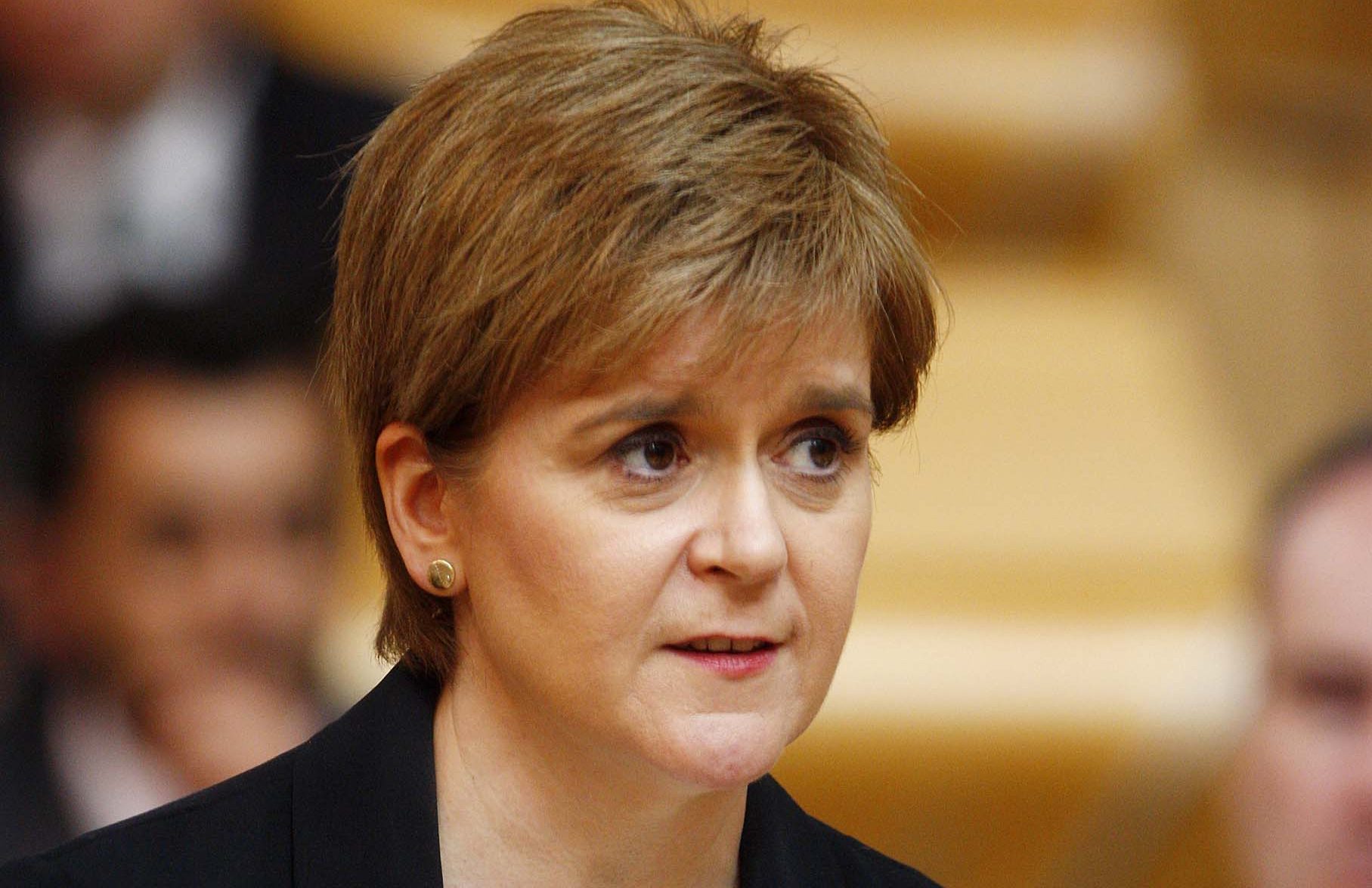 First Minister Nicola Sturgeon.